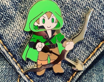 Role-Playing Green Archer Hard Enamel Pin