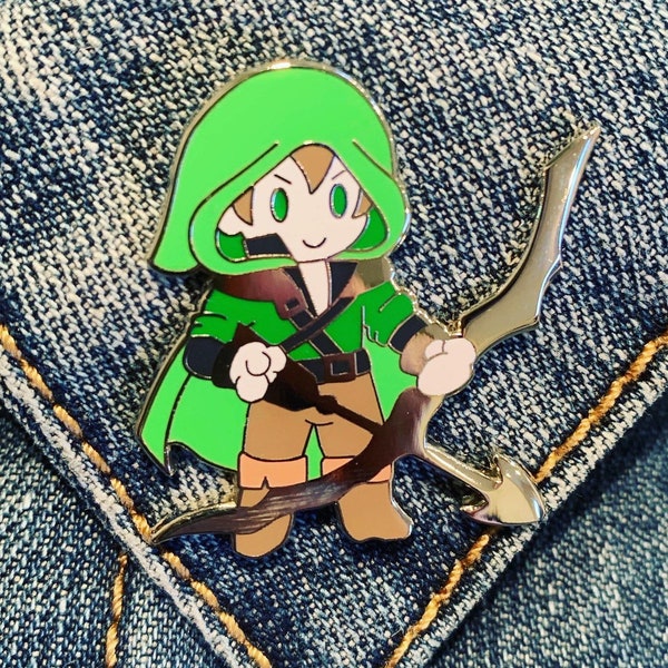 Role-Playing Green Archer Hard Enamel Pin