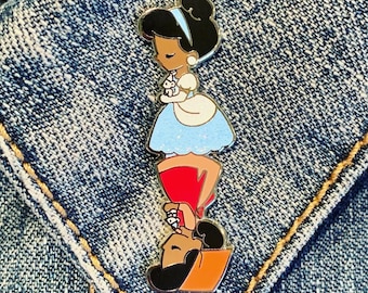 Cinderella Hard Enamel Flip Pin (Musical Version)