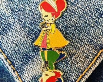 Grand Duchess Anastasia Hard Enamel Flip Pin