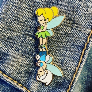 Fairy Sisters Hard Enamel Flip Pin