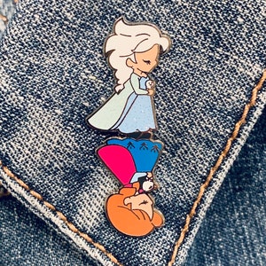 Frozen Hearts Hard Enamel Flip Pin