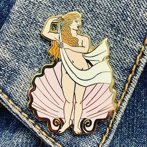 Greek Goddess Aphrodite Enamel Pin