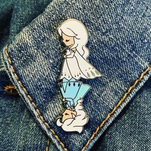 Snow Queen Hard Enamel Flip Pin