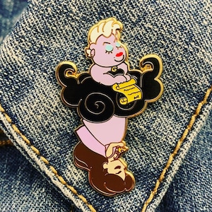 Sea Witch Hard Enamel Flip Pin