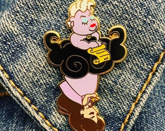 Sea Witch Hard Enamel Flip Pin