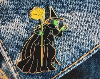 Oz Inspired Wicked Witch Pin