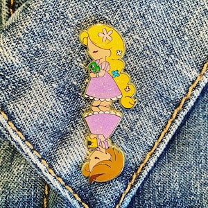 Rapunzel Hard Enamel Flip Pin