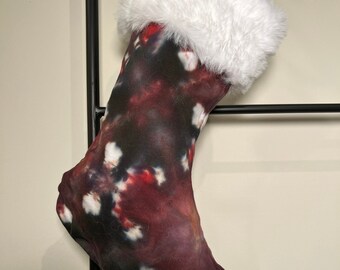 Tie-Dyed Christmas Stocking