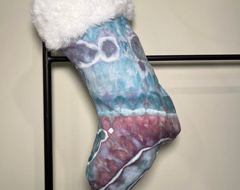 Tie-Dyed Christmas Stocking