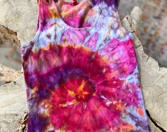 Kids Tie-Dyed Tank Girls SIze L
