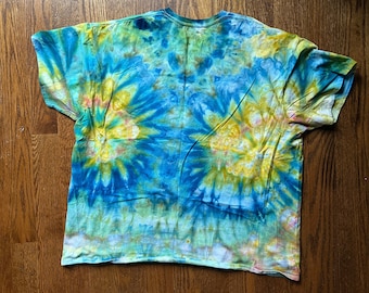 Ice-Dyed T-Shirt Men&#39;s 3XL