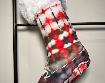 Tie-Dyed Christmas Stocking