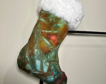 Tie-Dyed Christmas Stocking