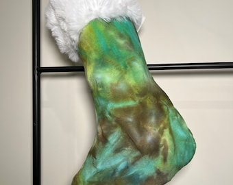 Tie-Dyed Christmas Stocking