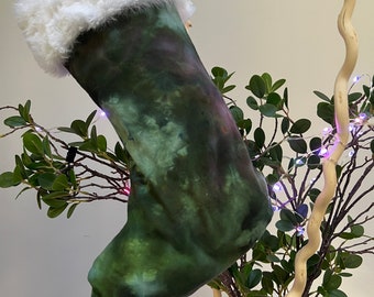 Tie-Dyed Christmas Stocking