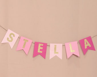 Custom Name Banner - Up to 10 letters