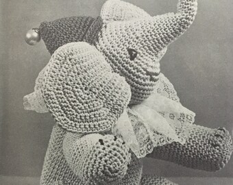 PDF Crochet Elephant Clown