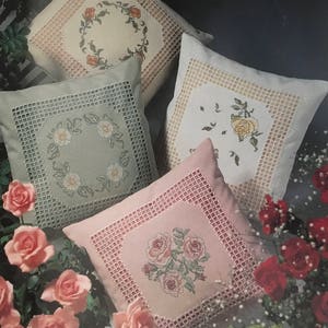PDF Hardanger Embroidery/Cross-Stitch Cushion Covers