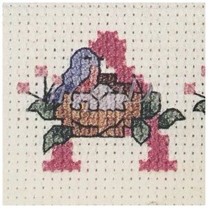 PDF Cross-Stitch Alphabet Bird