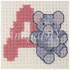 PDF Cross-Stitch Alphabet Animals