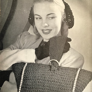 PDF Crochet Bag And Snood (Hat)