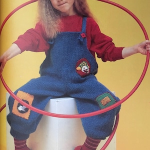 PDF Knit Children Overalls