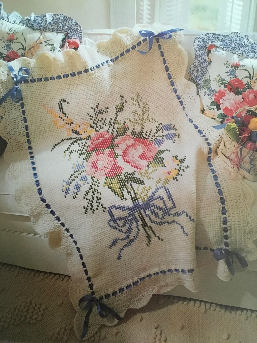 PDF Crochet/crossstitch Afghan Etsy