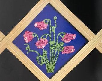 PDF Embroidery Sweet Peas (Beginner)