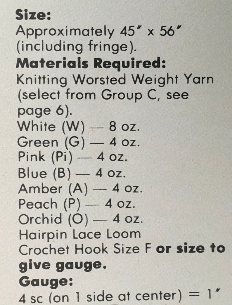 PDF Crochet Hairpin Lace Afghan image 2