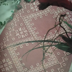 PDF Hardanger Embroidery Table Runner