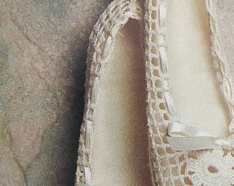 PDF Crochet Bridal Slippers