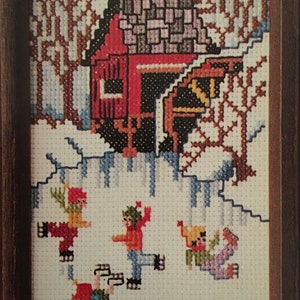PDF Cross-Stitch Ice Skating