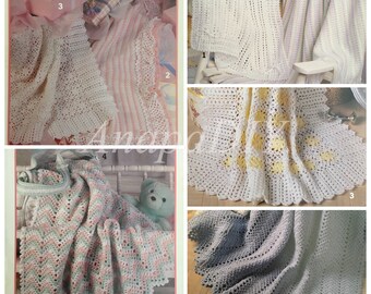 PDF 5 Crochet Baby Afghans