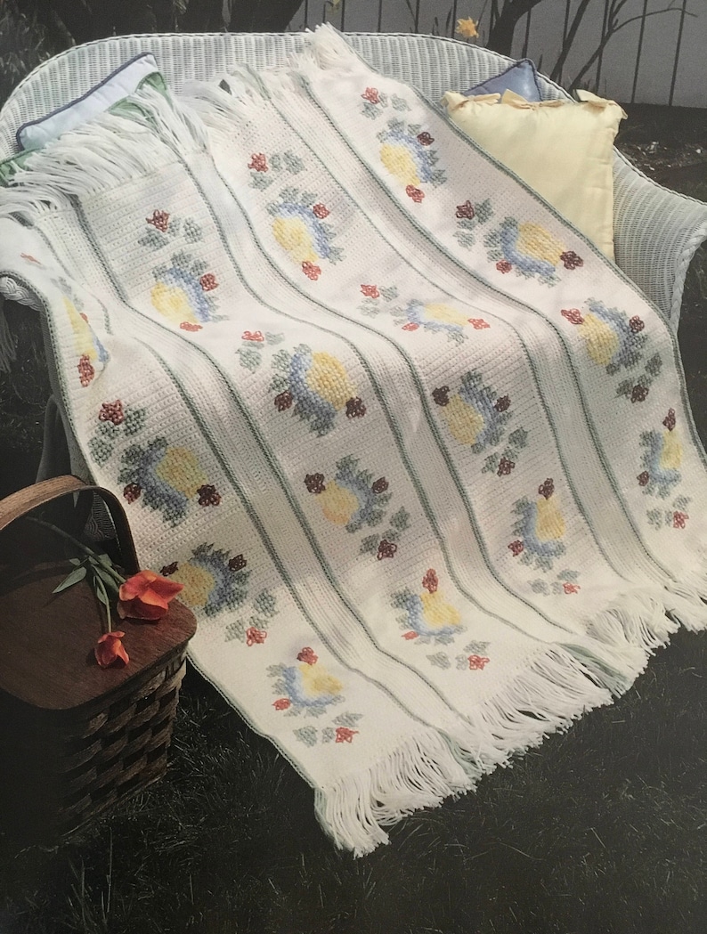 PDF Crochet/crossstitch Afghan Etsy