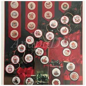PDF 32 Cross-Stitch Christmas Otnaments