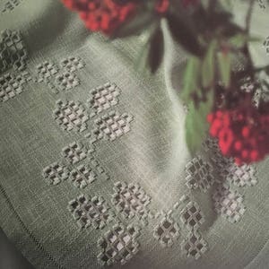 PDF Hardanger Embroidery Tablecloth