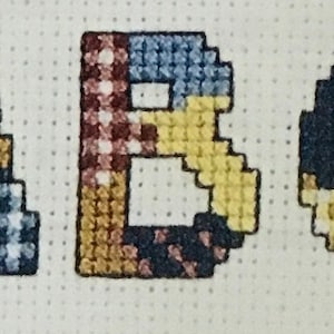PDF Cross-Stitch Alphabet Quilt
