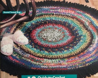 PDF 10 Crochet Scrap Yarn Rugs