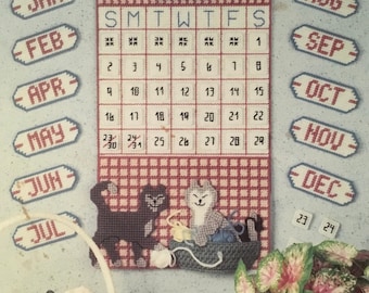 PDF Plastic Canvas Kittens Calendar