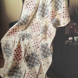 PDF Crochet/Point de croix Afghan