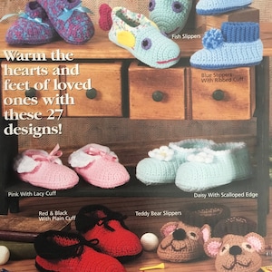 PDF 7 Crochet Slippers
