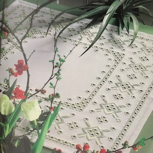PDF Hardanger Embroidery Small Tablecloth