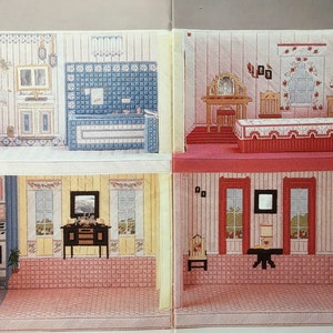 PDF 6 Plastic Canvas Play House (For Fashion Doll) LEVEL: HARD