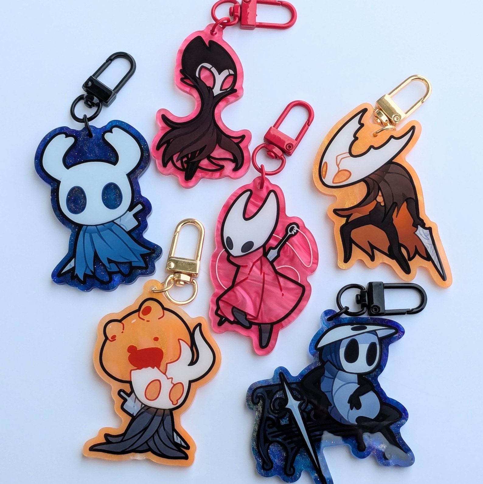 Hollow Knight Pearl Acrylic Keychain