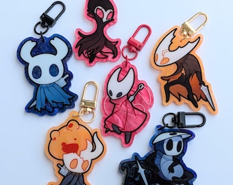 Hollow Knight Pearl Acrylic Keychain