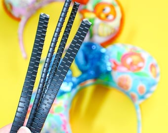 Custom Add-On ONLY, NOT for Individual Sale: Rubber Teeth Grip Comb for Headband, Anti Slip Strap, Stay in Place Headband, Non-slip