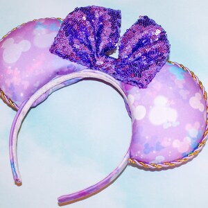 Dream of Mickey in Purple: Ears, Purple Mickey, Minnie, Mouse, Pastel, Colorful, Girly, Fairy, Gifts for Her, Magic Kingdom, Dreamlike, Cute zdjęcie 5