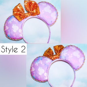 Dream of Mickey in Purple: Ears, Purple Mickey, Minnie, Mouse, Pastel, Colorful, Girly, Fairy, Gifts for Her, Magic Kingdom, Dreamlike, Cute zdjęcie 7