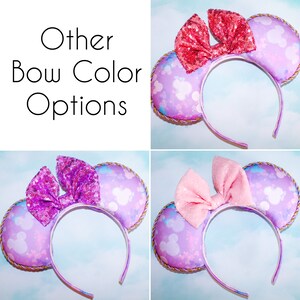 Dream of Mickey in Purple: Ears, Purple Mickey, Minnie, Mouse, Pastel, Colorful, Girly, Fairy, Gifts for Her, Magic Kingdom, Dreamlike, Cute zdjęcie 9